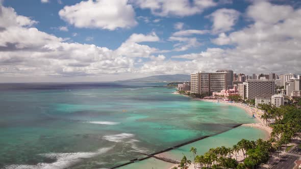 Beach Honolulu Hawaii Time Lapse alt