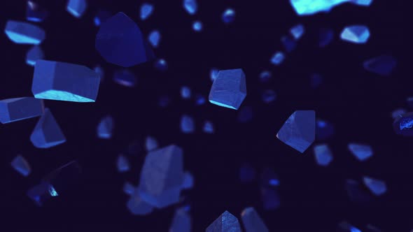 Rare Blue Stones Background