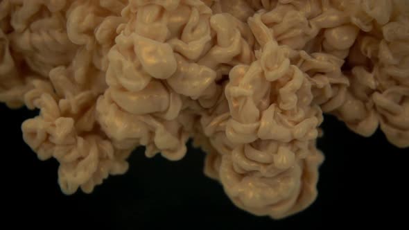 Brown Liquid Paint In Water alt