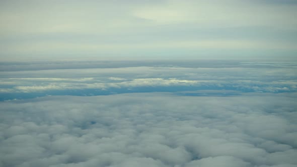 Aerial view cloud from plane view alt