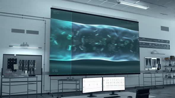 Software For Pandemic Disease Diagnostic Checks Blood Of Patient For Virus Cells alt