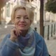Portrait of Elderly Blonde Woman Looking Directly at Camera Outdoors - VideoHive Item for Sale