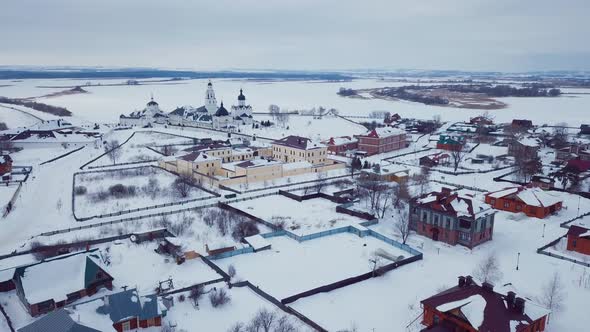 Aerial View Of Sviyazhsk Island, Sights Of Russia alt