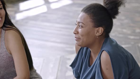 African Woman Telling Funny Story alt