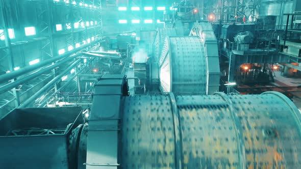 Mining Factory Complex with Industrial Equipment alt