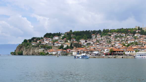 Lake Ohrid, Ancient Historic City District Heritage Travel Destination Macedonia