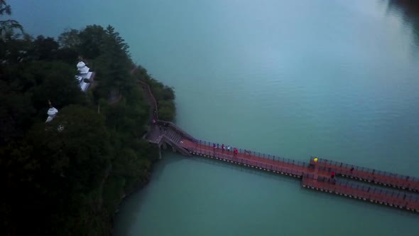 Pagsum Lake Aerial - Tibet alt