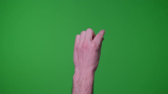Finger Gestures Pack 2 On Greenscreen