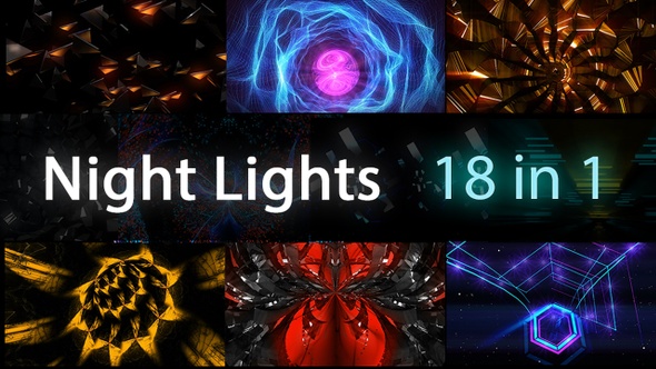 Night Lights VJ 18 in 1
