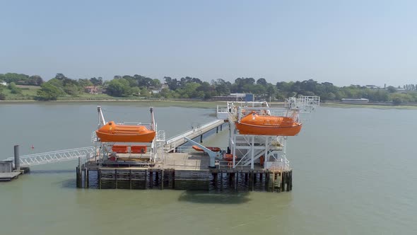 Maritime and Offshore Safety Lifeboat Training Jetty alt