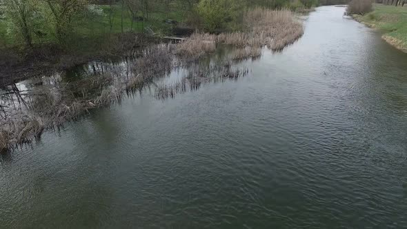 Flying Over the River.