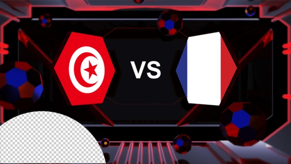 Tunisia Vs France Football World Cup Qatar 2022 Vs Card Transition alt
