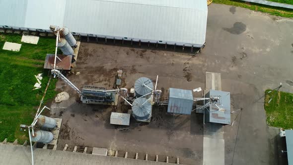 Grain Storage Elevator Large Metal Hangar for Grain