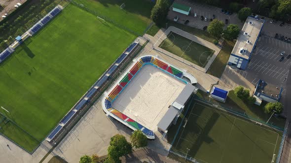Sports Complex in the Center of Minsk with Outdoor Sports Grounds for Games alt