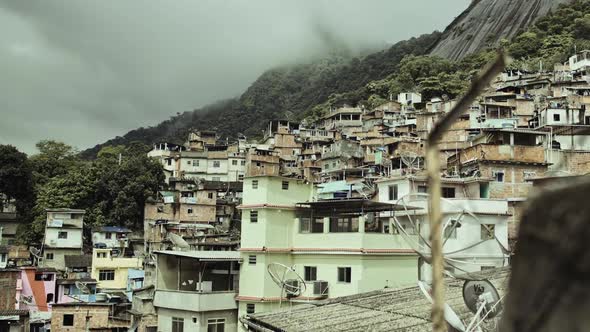 Time lapse of Christ the Redeemer and Dona Marta hill, Rio de Janeiro, Brazil alt