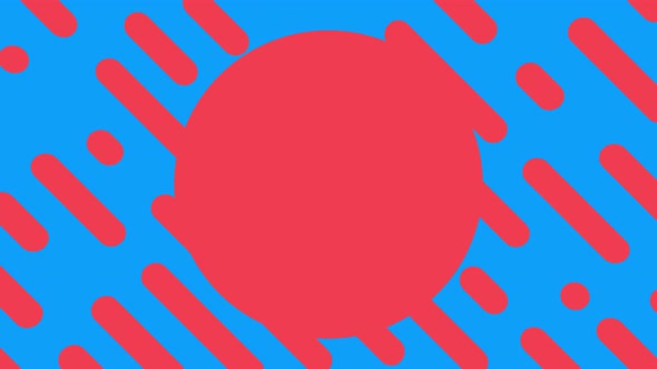 Geometric moving red shapes alt