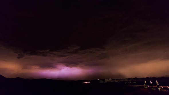 Spectacular Thunderstorm Lightning Strikes Dark Night (7)