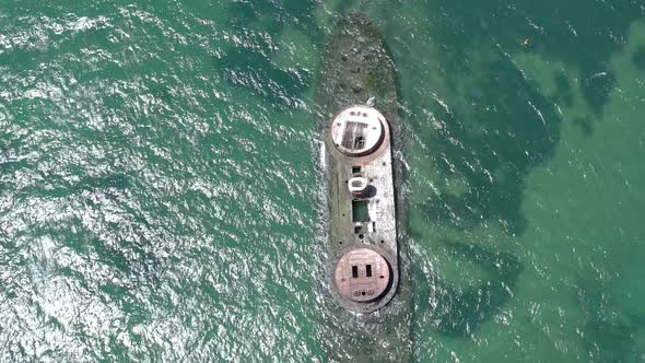 The Wreck of HMVS Cerberus in Port Philip Melbourne Australia Bird's ...