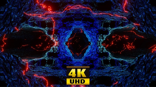 Vj Loop Tunnel To A Magical World 4K