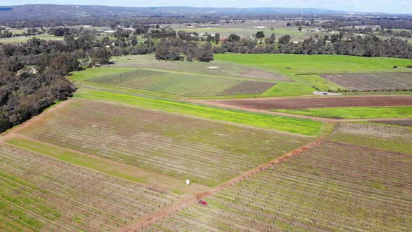 Aerial View of a Farmland in Australia