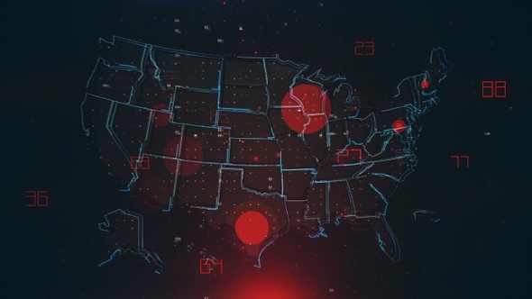 Mapping Epidemic Outbreak in the United States HD