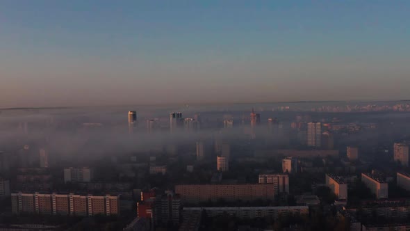 Fog Over the Houses at Dawn alt