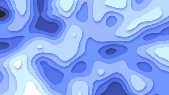 Blue outline topographic contour map abstract tech motion graphic design. alt