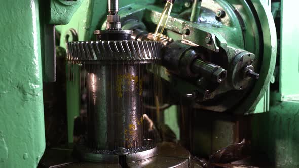 Metal Working Machinery at Production Plant View