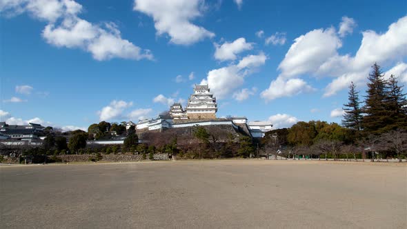 Himeji Old White Heron Japan Landmark Hyperlapse alt