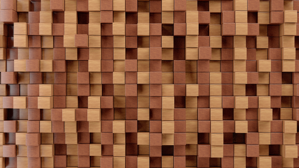 Wood Blocks Background Loop