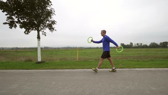 Fitness Lesson With Smoveys Outdoors Slow Motion alt