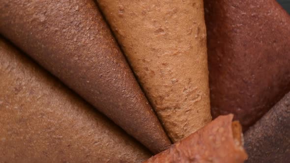 homemade fruit leather view from the top. Dried mashed fruit pulp. Vegan healthy dessert concept alt