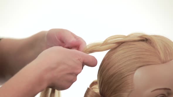 French Braid. Weave Braids for Long Hair alt