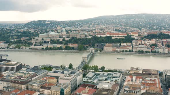 Cityscape of Budapest on a Cloudy Day alt