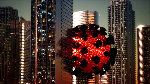 Empty City Caused By Quarantine As a Result of Coronavirus Infection alt