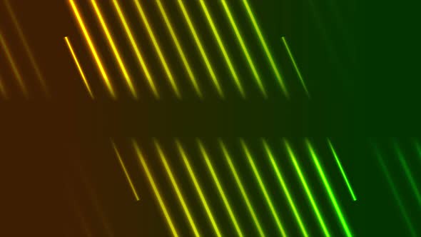 Green Orange Neon Laser Rays