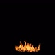 Camp Fire Small Flame High Angle 02 - VideoHive Item for Sale