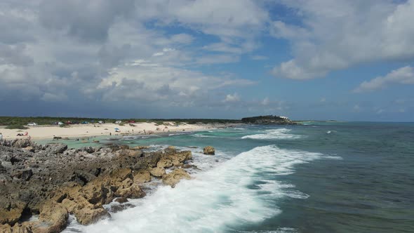 Chen Rio Beach on Cozumel Island in Mexico