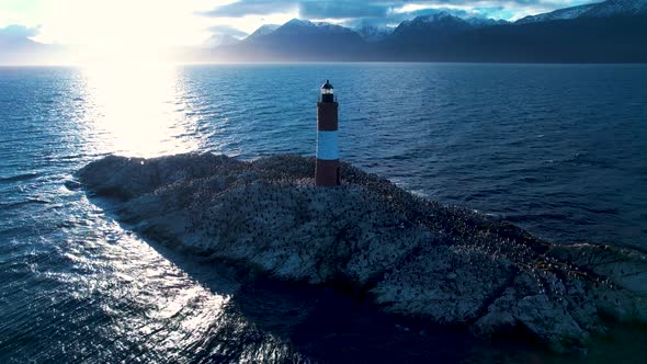 Patagonia landscape. Ushuaia Tierra del Fuego. Patagonia Argentina. alt