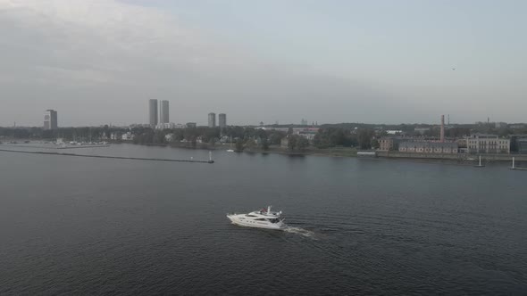 Boat on the river alt