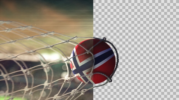 Soccer Ball Scoring Goal Night - Norway