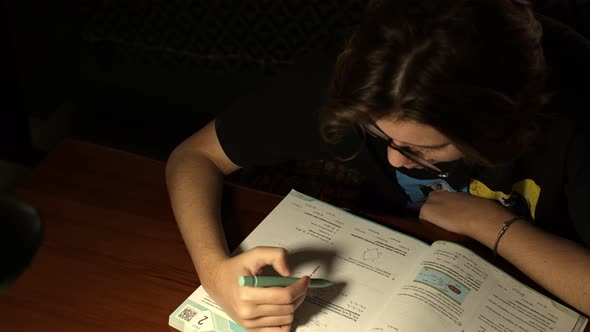 Young Girl Is Studying Physics 1