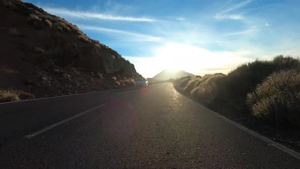 Long asphalt road ground view and travel concept  alt