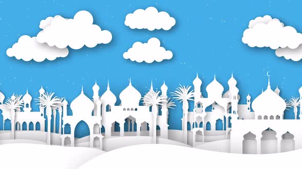 Ramadan Islamic Paper Town 2