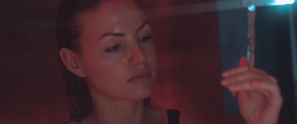 Woman Taking a bath alt