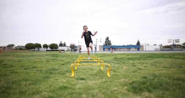 Single Leg Hurdle Hops