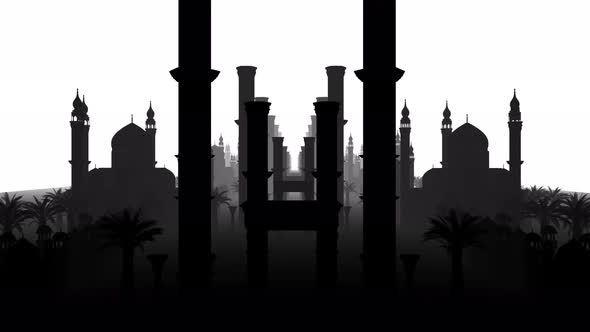 Masjid Silhouette 4k  alt