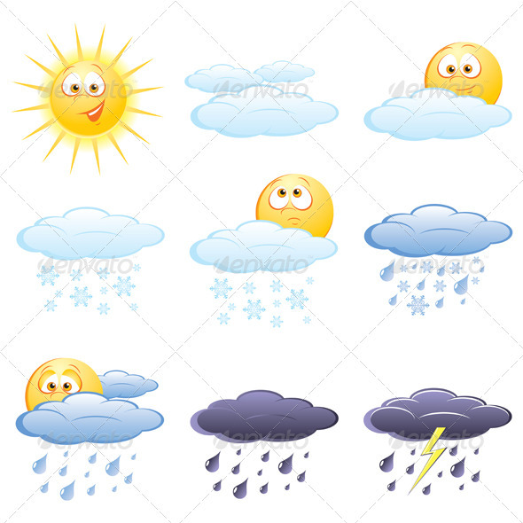 Weather icon set