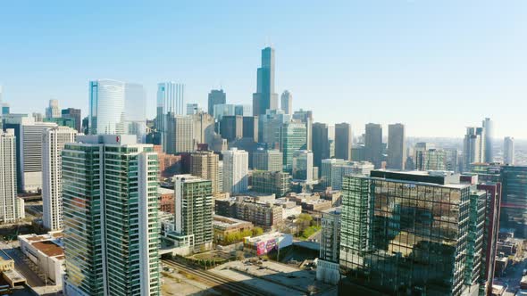 Chicago Skyline Aerial