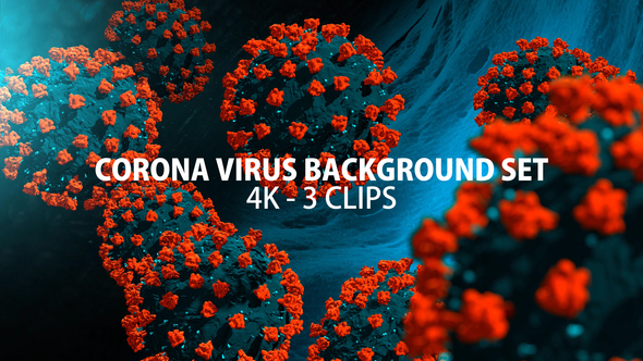 CoronaVirus Background Set 4K